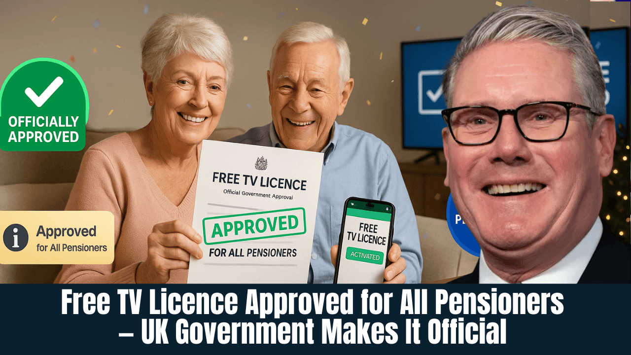 UK Government Confirms Free TV Licence for Over-60s – How to Apply Under New Rules 